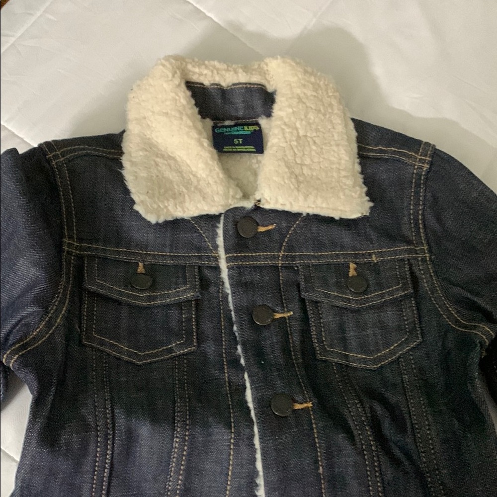 Cat & Jack Dark Blue Jacket with Cream Lining
